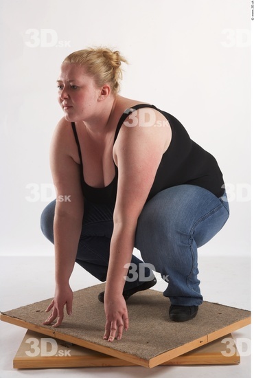 Whole Body Woman Other White Casual Overweight