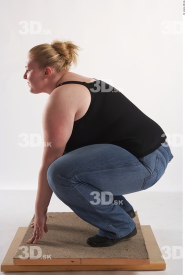 Whole Body Woman Other White Casual Overweight