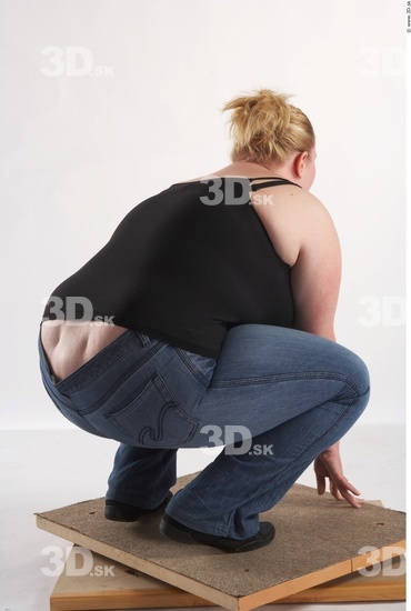 Whole Body Woman Other White Casual Overweight