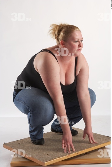 Whole Body Woman Other White Casual Overweight