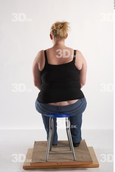 Whole Body Woman Artistic poses White Casual Overweight