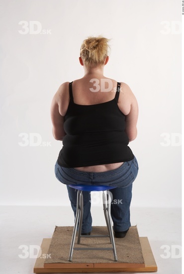 Whole Body Woman Artistic poses White Casual Overweight