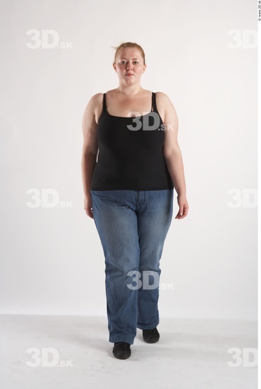 Whole Body Woman Animation references White Casual Overweight