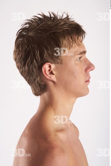 Neck Man Animation references White Nude Athletic