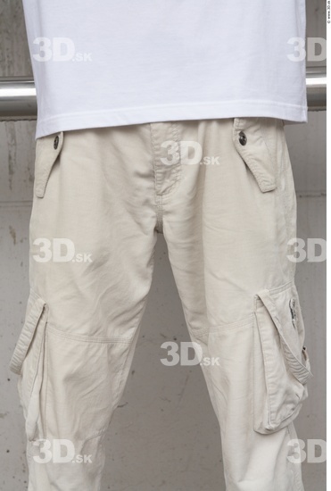 Thigh Man White Casual Slim