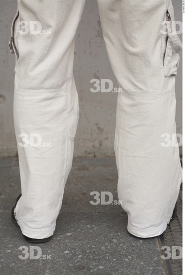 Calf Man White Casual Slim