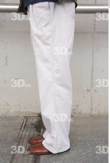 Leg Man White Casual Slim