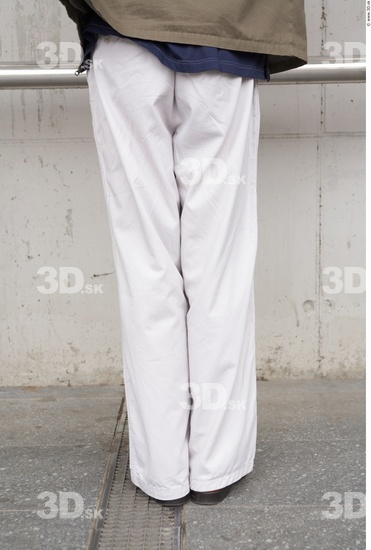 Leg Man White Casual Slim