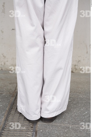 Calf Man White Casual Slim