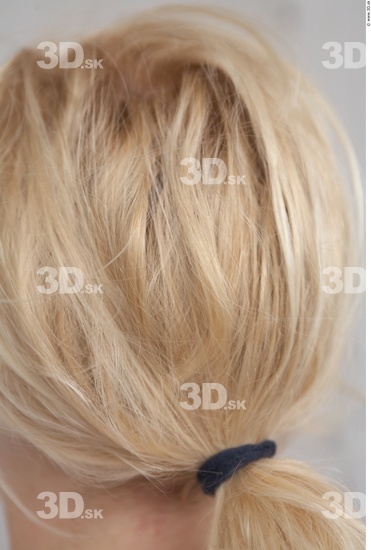 Hair Woman White Casual Slim