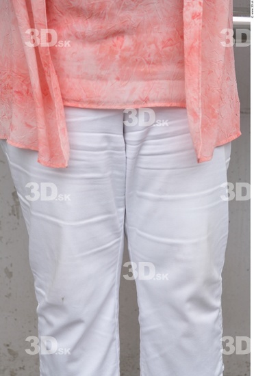 Thigh Woman White Casual Average