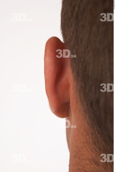 Ear Man White Nude Athletic