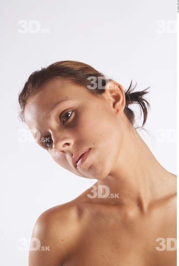 Neck Woman Animation references White Nude Slim