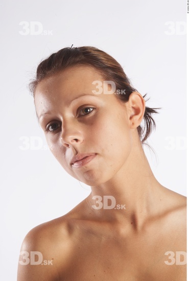 Neck Woman Animation references White Nude Slim