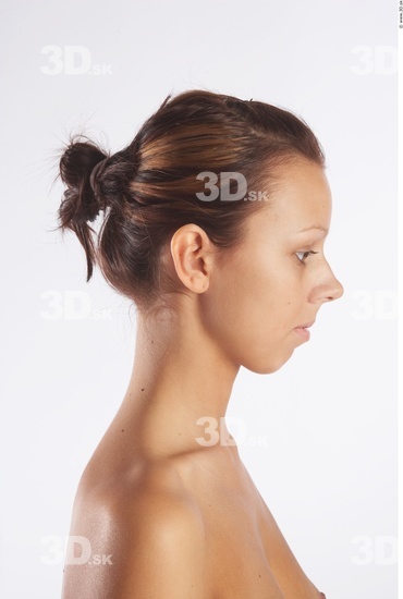 Neck Woman Animation references White Nude Slim