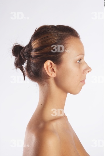 Neck Woman Animation references White Nude Slim