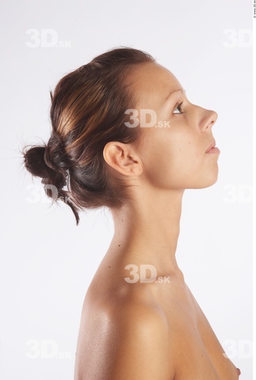 Neck Woman Animation references White Nude Slim