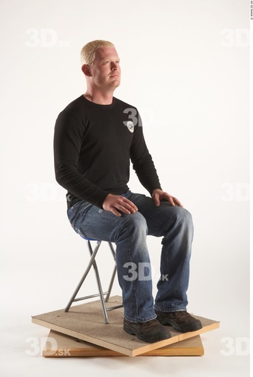 Whole Body Man Artistic poses White Casual Slim