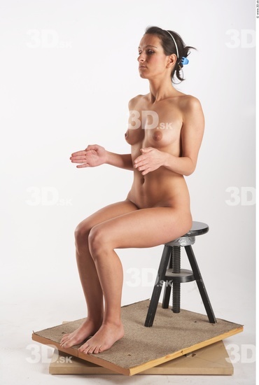 Whole Body Woman Artistic poses White Nude Slim