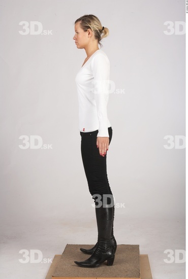 Whole Body Woman White Casual Slim