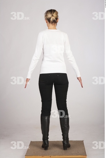 Whole Body Woman White Casual Slim