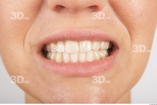 Teeth Woman White Nude Slim