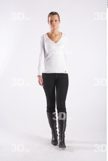 Whole Body Woman Animation references White Casual Slim