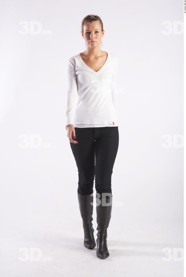 Whole Body Woman Animation references White Casual Slim