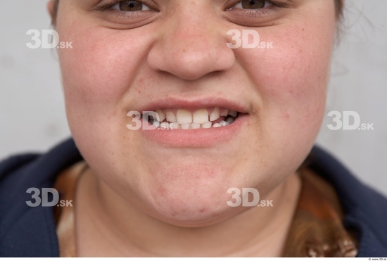 Teeth Woman White Casual Overweight