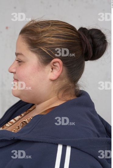 Head Woman White Casual Overweight