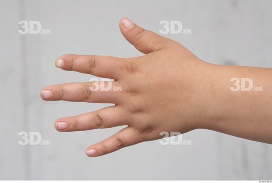 Hand Woman White Casual Overweight