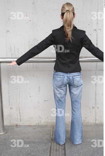 Whole Body Woman Casual Slim Street photo references