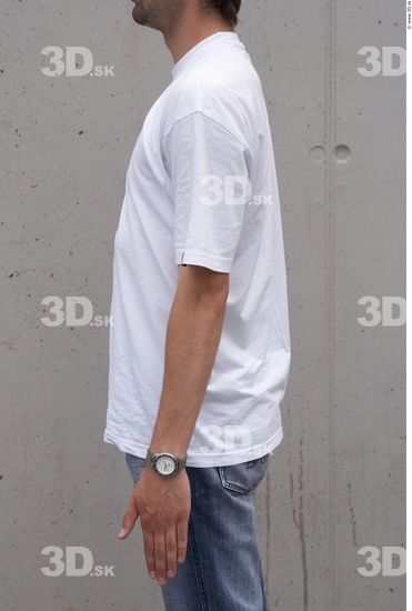 Hand Man White Casual Average