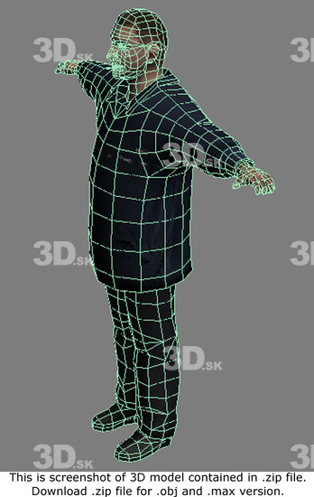 3D Model White Woman