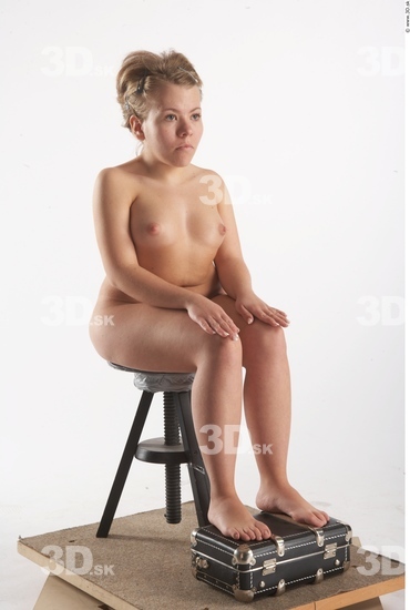 Whole Body Woman Artistic poses White Nude Average