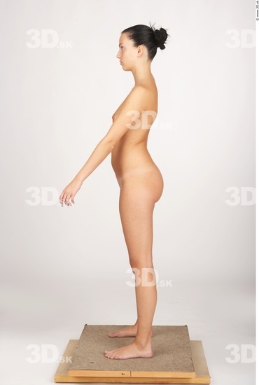 Whole Body Woman Nude Underwear Shoes Slim Studio photo references