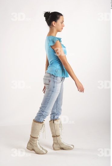 Whole Body Woman Animation references White Casual Slim