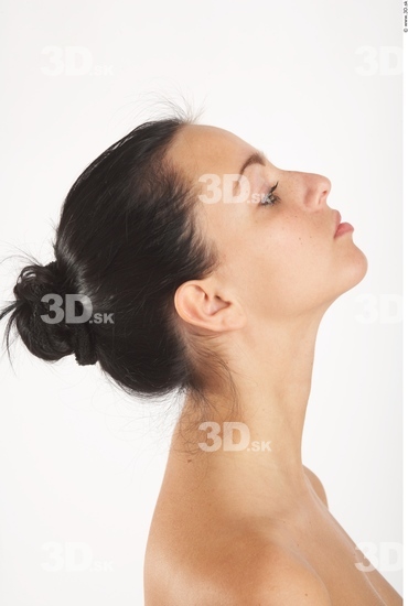 Neck Woman Animation references White Nude Slim