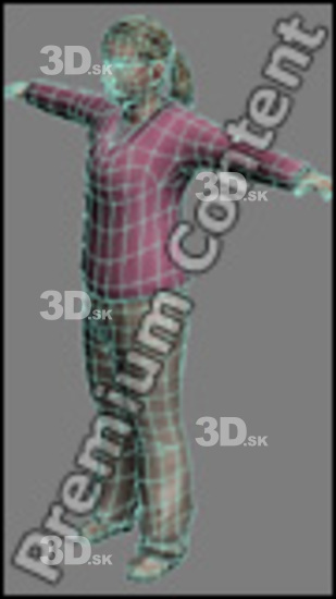 3D model White Woman