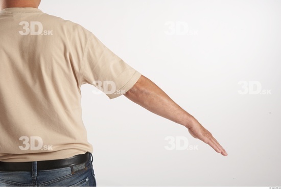 Arm Man Animation references White Casual T shirt Average