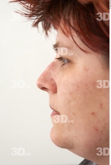 Nose Woman White Casual Chubby