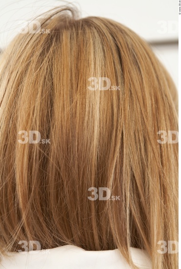 Hair Woman White Casual Slim