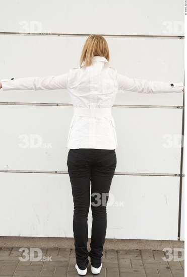 Whole Body Woman White Casual Slim