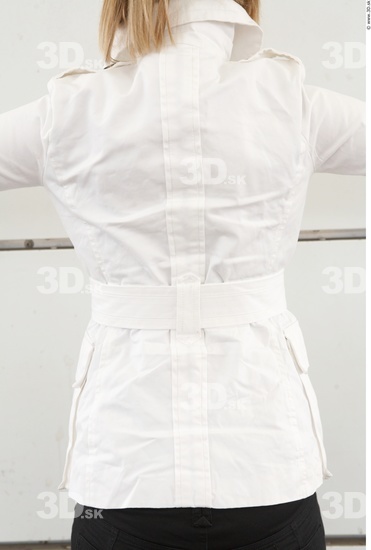 Upper Body Woman White Casual Slim