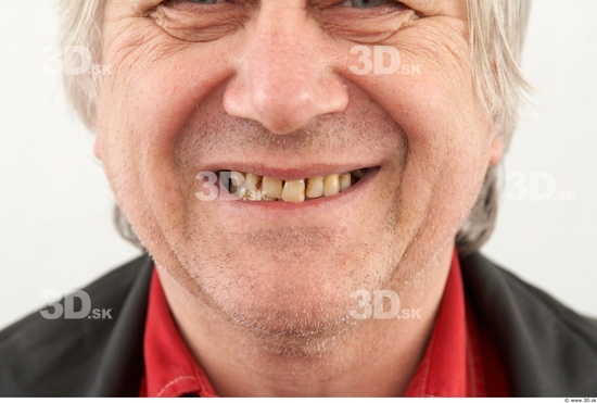 Teeth Man White Casual Chubby