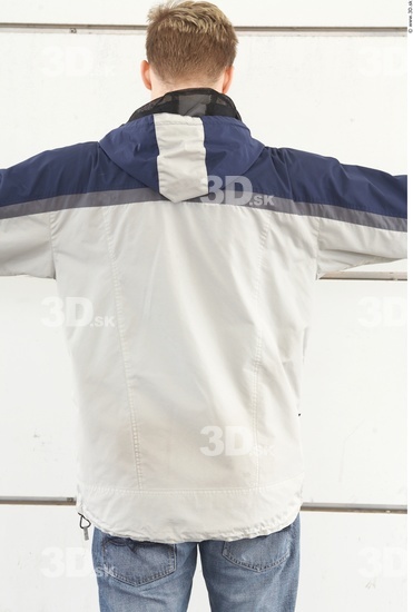 Upper Body Man White Casual Average