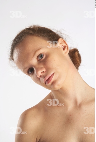 Neck Woman Animation references White Nude Slim