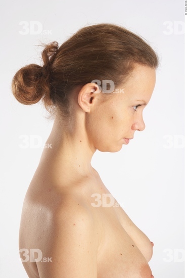 Neck Woman Animation references White Nude Slim