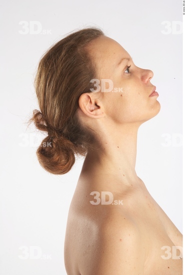 Neck Woman Animation references White Nude Slim