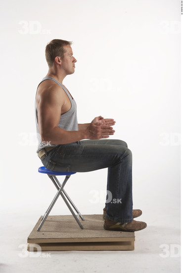 Whole Body Man Artistic poses White Casual Muscular